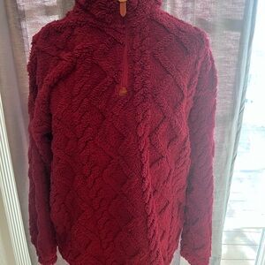 Elegant Burgundy Women's Turtleneck Sweater